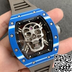 YS Factory Fake Richard Mille RM052 Blue Carbon Fiber Case
