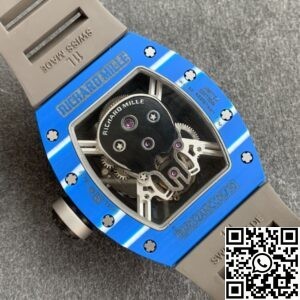 YS Factory Fake Richard Mille RM052 Blue Carbon Fiber Case