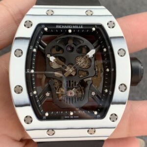 YS Factory Fake Richard Mille RM052 White Carbon Fiber Case