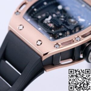 JB Factory Fake Richard Mille RM052 Rose Gold Case Watches