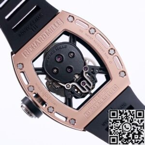 JB Factory Fake Richard Mille RM052 Rose Gold Case Watches