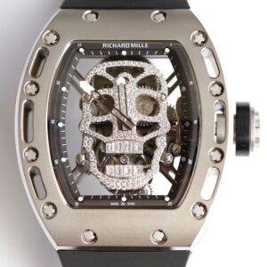 EUR Factory Replica Richard Mille RM052 Diamond Skull Watch