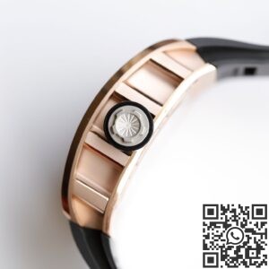 EUR Factory Fake Richard Mille RM052 Rose Gold Case With Diamond Dial Watches