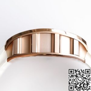 EUR Factory Replica Richard Mille RM052 Rose Gold Case White Rubber Strap