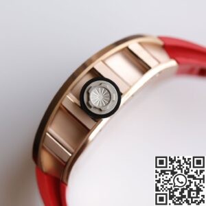 EUR Factory Replica Richard Mille RM052 Rose Gold Case Red Rubber Strap