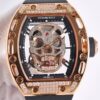 CH Fake Richard Mille RM52 Rose Gold Diamond Watch