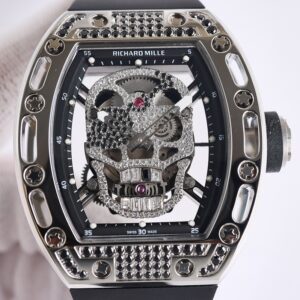 CH Fake Richard Mille RM52 Black Diamond Case Watches