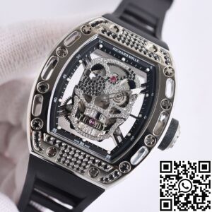CH Fake Richard Mille RM52 Black Diamond Case Watches