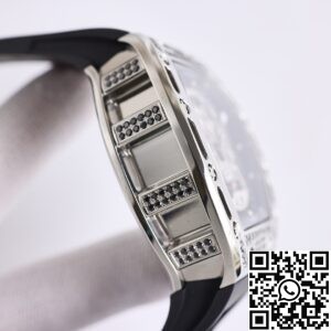 CH Fake Richard Mille RM52 Black Diamond Case Watches