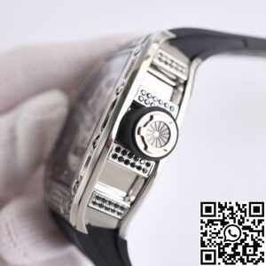 CH Fake Richard Mille RM52 Black Diamond Case Watches