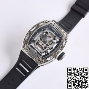 CH Fake Richard Mille RM52 Black Diamond Case Watches