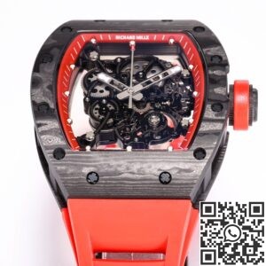 BBR Factory Fake Richard Mille RM055 Red Dial Watch