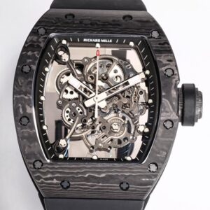 BBR Factory Replica Richard Mille RM055 Black Carbon Fiber Case