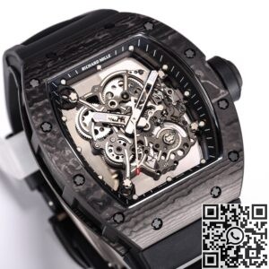 BBR Factory Replica Richard Mille RM055 Black Carbon Fiber Case
