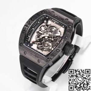 BBR Factory Replica Richard Mille RM055 Black Carbon Fiber Case