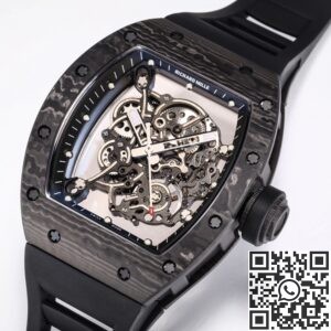 BBR Factory Replica Richard Mille RM055 Black Carbon Fiber Case
