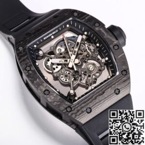 BBR Factory Replica Richard Mille RM055 Black Carbon Fiber Case