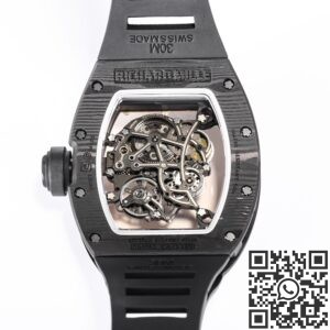 BBR Factory Replica Richard Mille RM055 Black Carbon Fiber Case