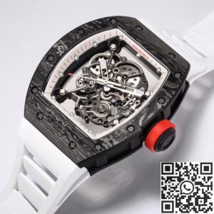 BBR Factory Replica Richard Mille RM055 White Rubber Strap