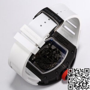 BBR Factory Replica Richard Mille RM055 White Rubber Strap