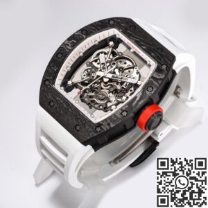 BBR Factory Replica Richard Mille RM055 White Rubber Strap