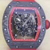 KU Factory Replica Richard Mille RM055 Red Rubber Strap