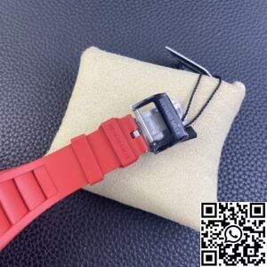 KU Factory Replica Richard Mille RM055 Red Rubber Strap