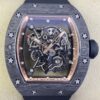 KU Factory Replica Richard Mille RM055 Rose Gold Dial