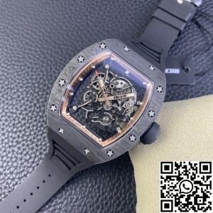 KU Factory Replica Richard Mille RM055 Rose Gold Dial