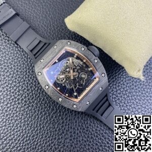KU Factory Replica Richard Mille RM055 Rose Gold Dial