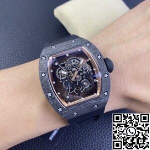 KU Factory Replica Richard Mille RM055 Rose Gold Dial
