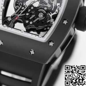 KU Factory Replica Richard Mille RM55 White Dial