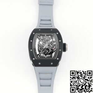 KU Factory Replica Richard Mille RM55 White Dial