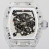CH Custom Crystal Richard Mille RM055 White Dial