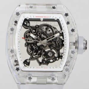 CH Custom Crystal Richard Mille RM055 White Dial