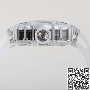 CH Custom Crystal Richard Mille RM055 White Dial