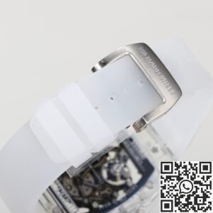 CH Custom Crystal Richard Mille RM055 White Dial