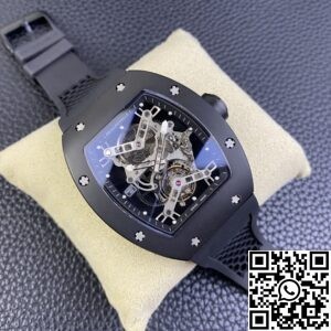 YS Factory Replica Richard Mille RM027 Black Ceramic Tourbillon