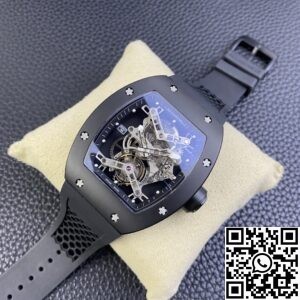 YS Factory Replica Richard Mille RM027 Black Ceramic Tourbillon