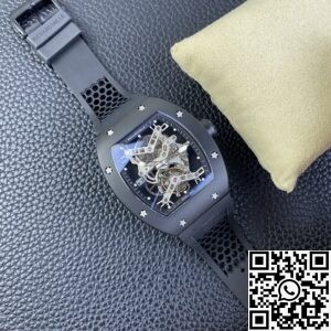 YS Factory Replica Richard Mille RM027 Black Ceramic Tourbillon