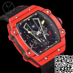YS Factory Replica Richard Mille RM27-03 Tourbillon Red Carbon Fiber Watches