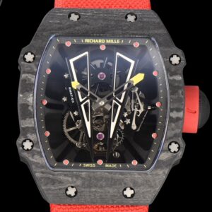 YS Factory Replica Richard Mille RM27-03 Tourbillon Black Carbon Fiber Watch