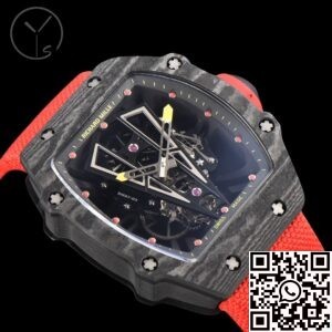 YS Factory Replica Richard Mille RM27-03 Tourbillon Black Carbon Fiber Watch