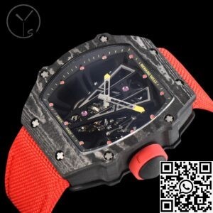 YS Factory Replica Richard Mille RM27-03 Tourbillon Black Carbon Fiber Watch
