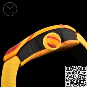 YS Factory Fake Richard Mille RM27-03 Tourbillon Yellow Carbon Fiber