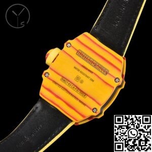 YS Factory Fake Richard Mille RM27-03 Tourbillon Yellow Carbon Fiber