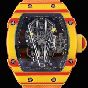 RM Factory Replica Richard Mille RM27-03 Tourbillon Orange Nylon Strap