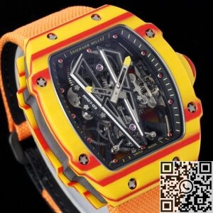 RM Factory Replica Richard Mille RM27-03 Tourbillon Orange Nylon Strap