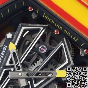 RM Factory Replica Richard Mille RM27-03 Tourbillon Orange Nylon Strap