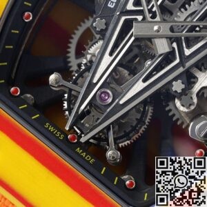 RM Factory Replica Richard Mille RM27-03 Tourbillon Orange Nylon Strap